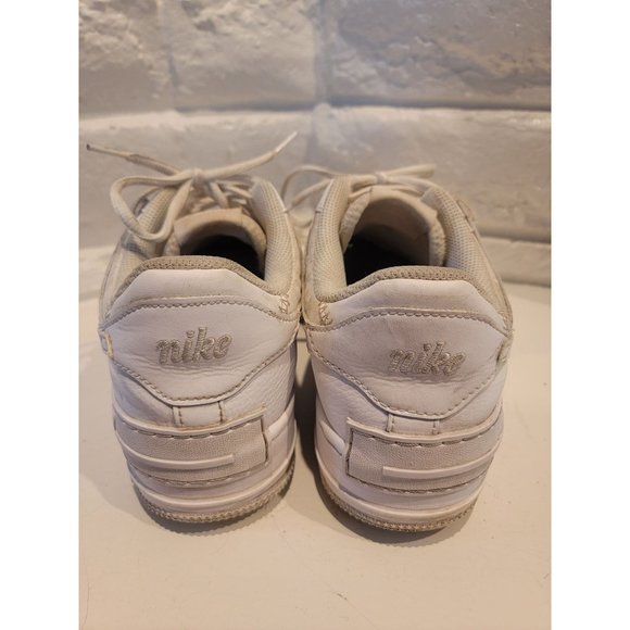 Nike Air Force 1 Shoes Shadow Triple White CI0919-100 Womens Size 10 - Picture 4 of 7